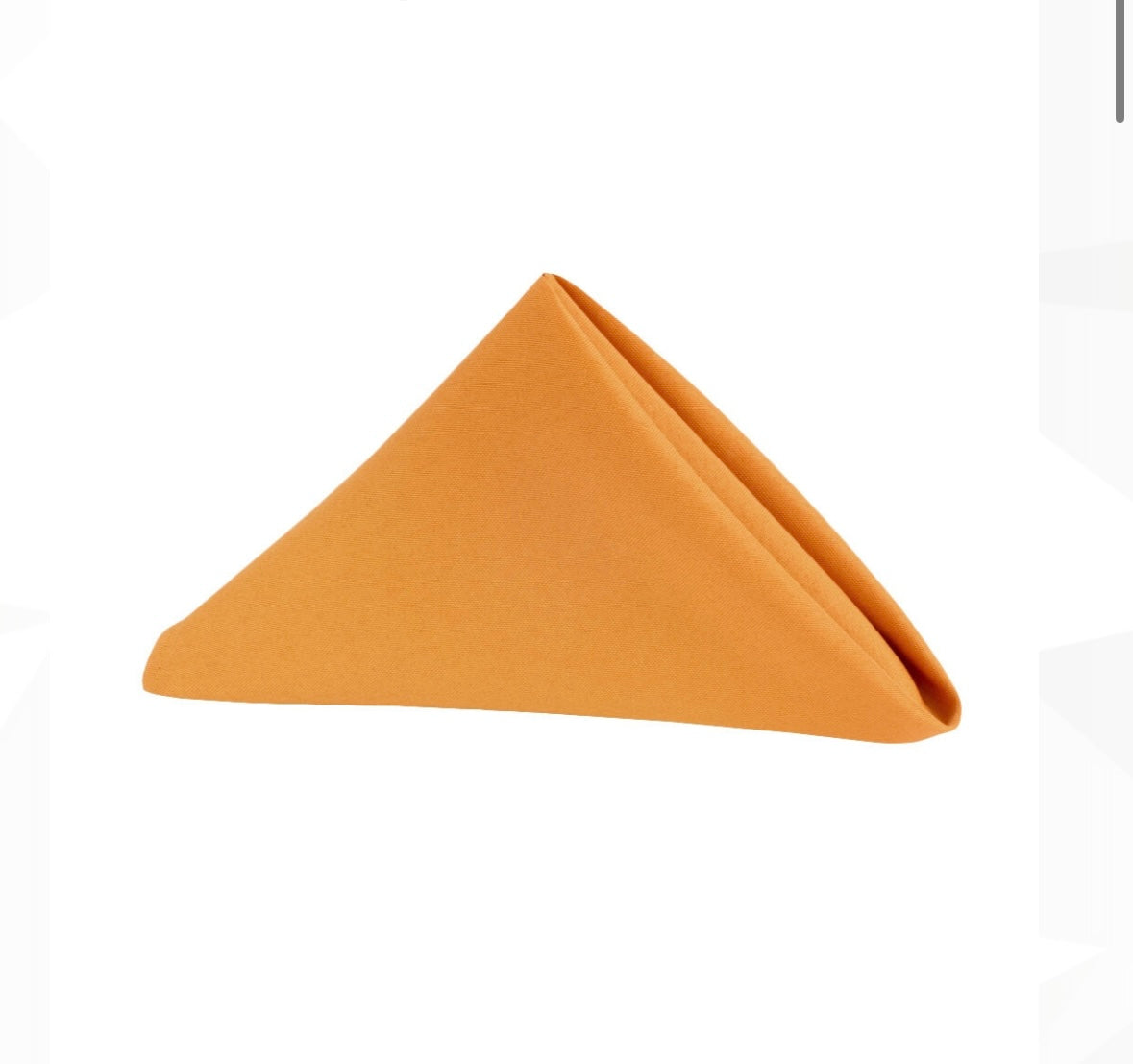 5 Napkins per pack | Burnt Orange Napkins