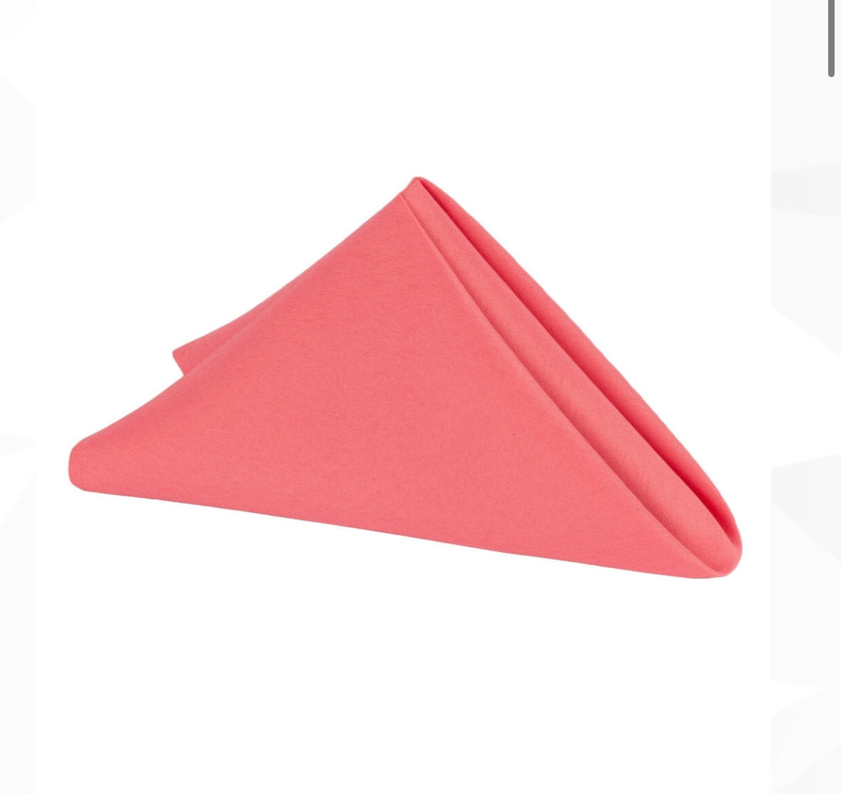 5 Napkins per pack | Coral Napkins
