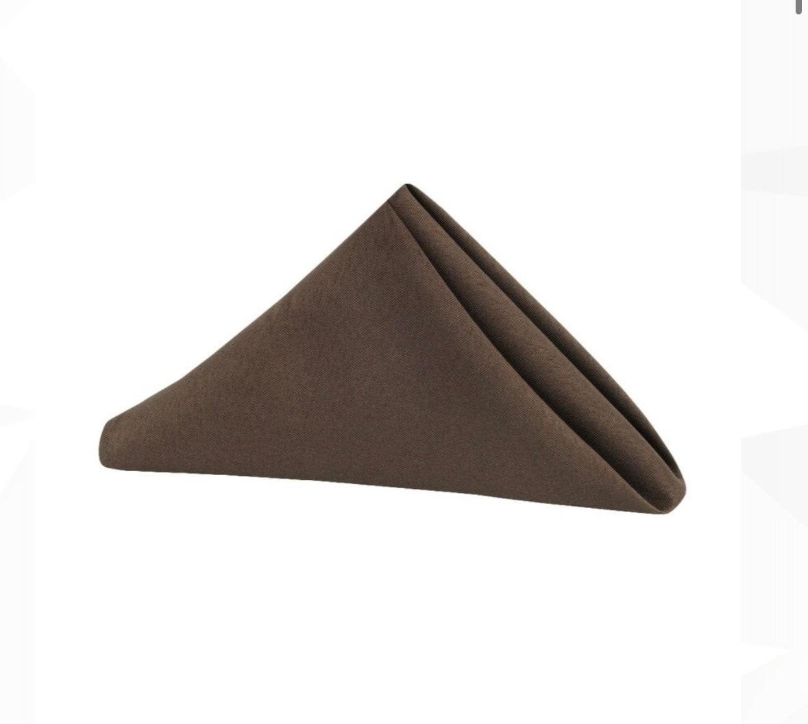 5 Napkins per pack | Brown Napkins