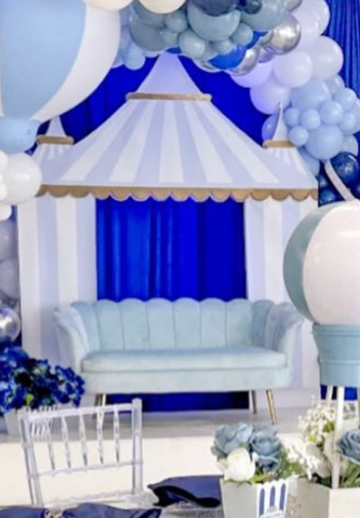 Blue Circus Entrance