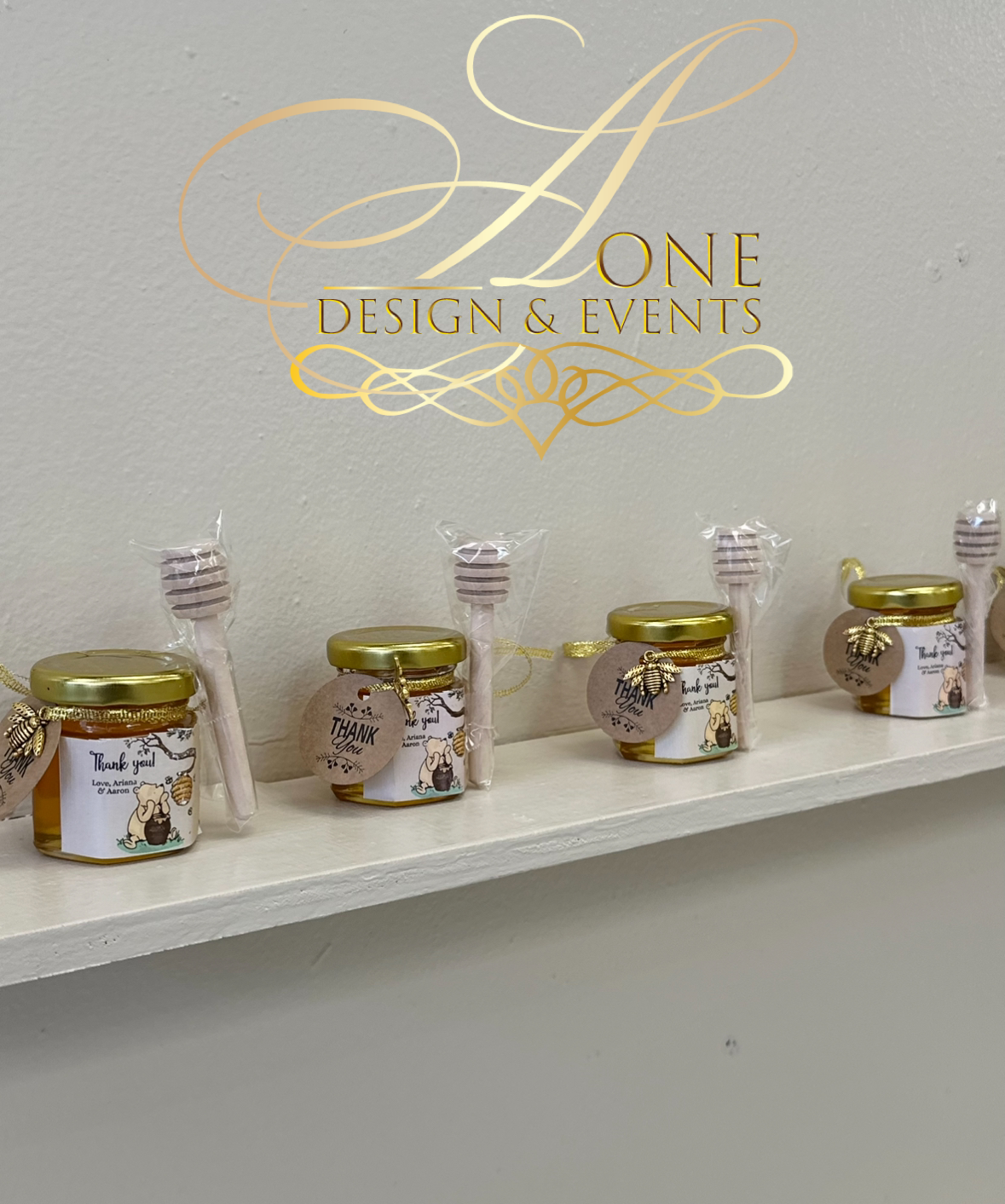 Winnie the Pooh - Honey thank you stickers -Forest - INSTANT DOWNLOAD