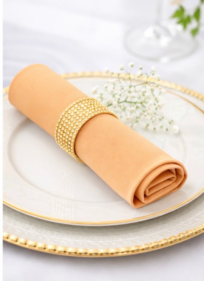 5 Napkins per pack | Peach Napkins