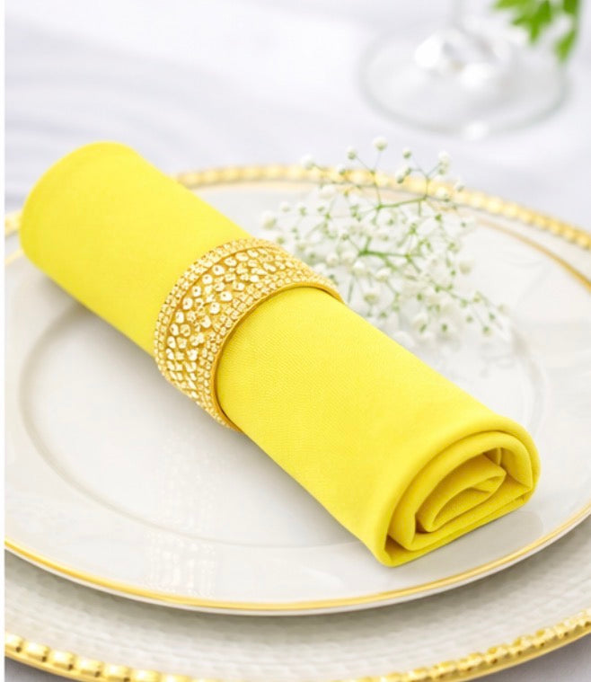 5 Napkins per pack | Yellow Napkins