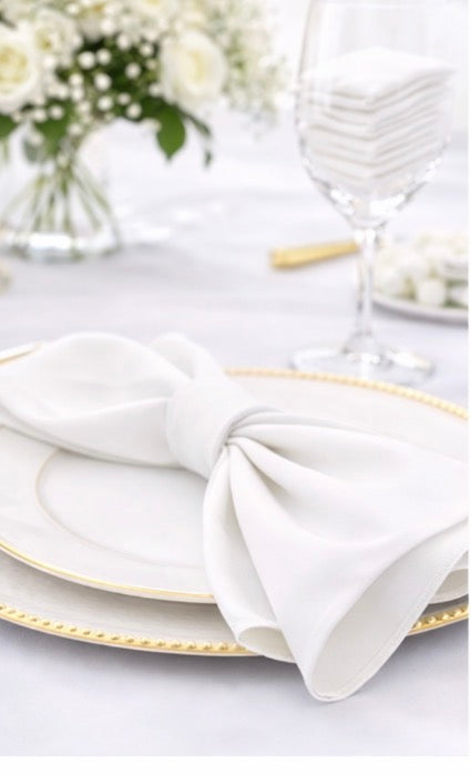 5 Napkins per pack | White Napkins