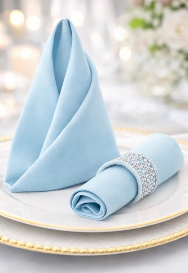 5 Napkins per pack | Baby Blue Napkins