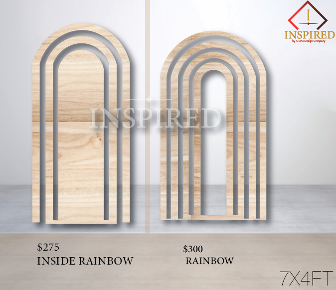 Rainbow - Wood Build { PICK UP ONLY}