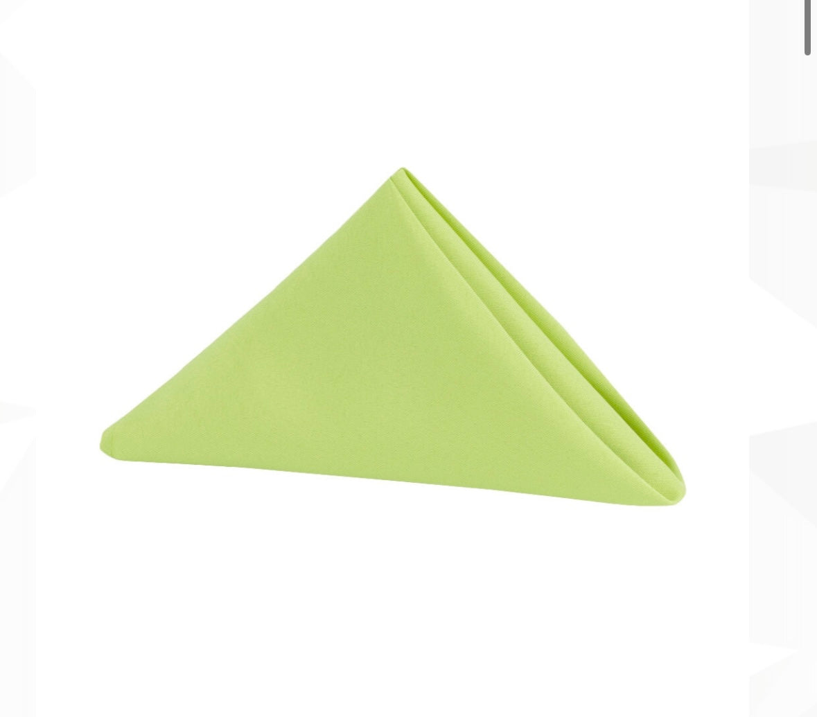 5 Napkins per pack | Lime Green Napkins