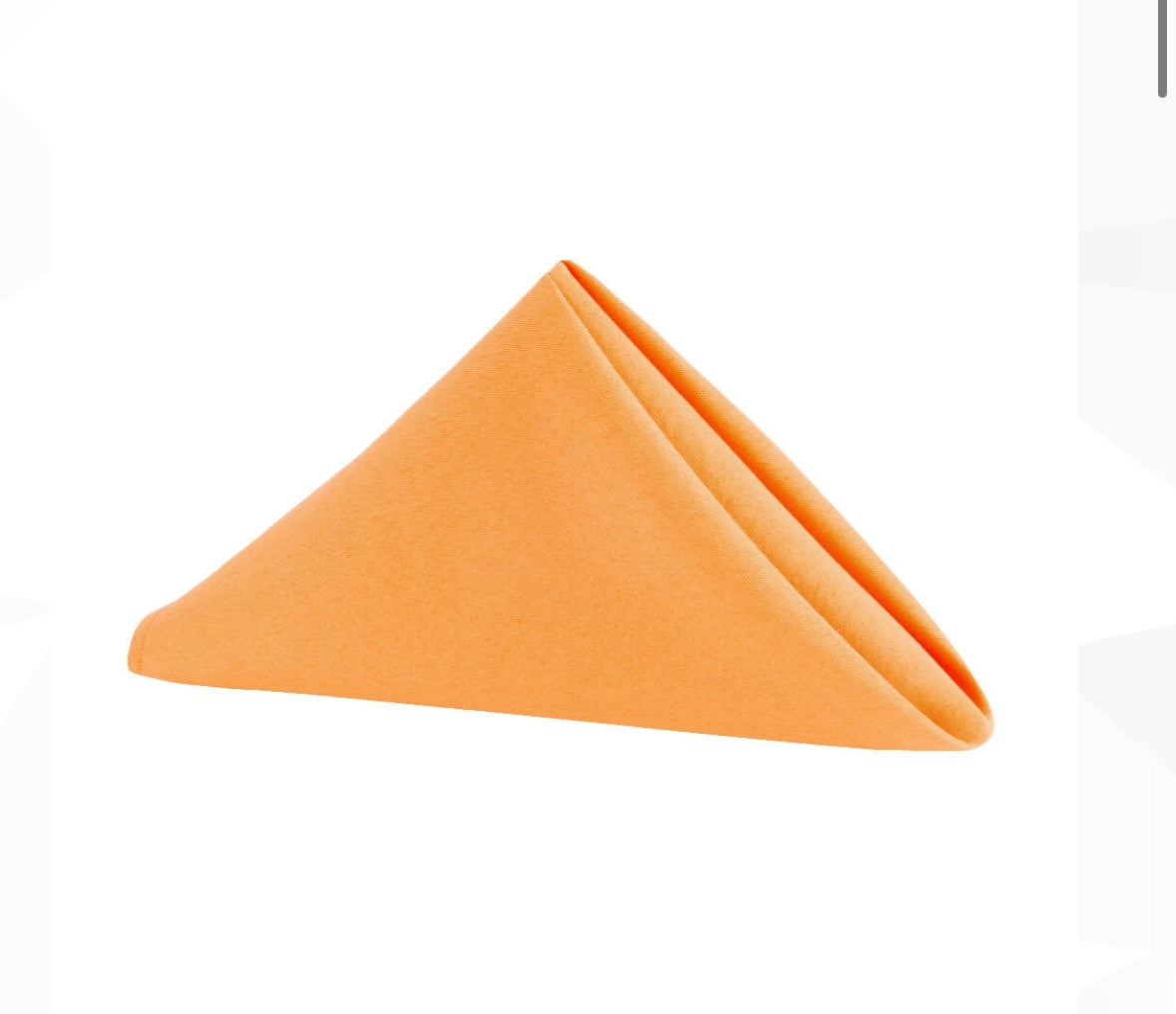 5 Napkins per pack | Orange Napkins