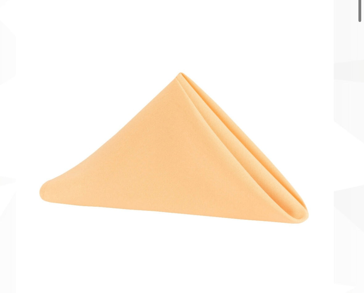 5 Napkins per pack | Peach Napkins