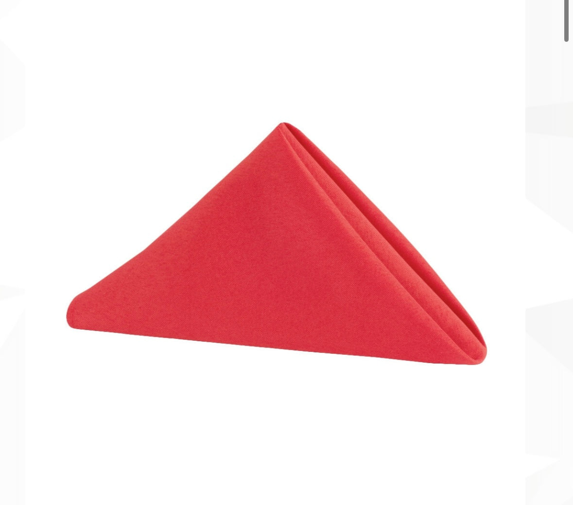 5 Napkins per pack | Red Napkins