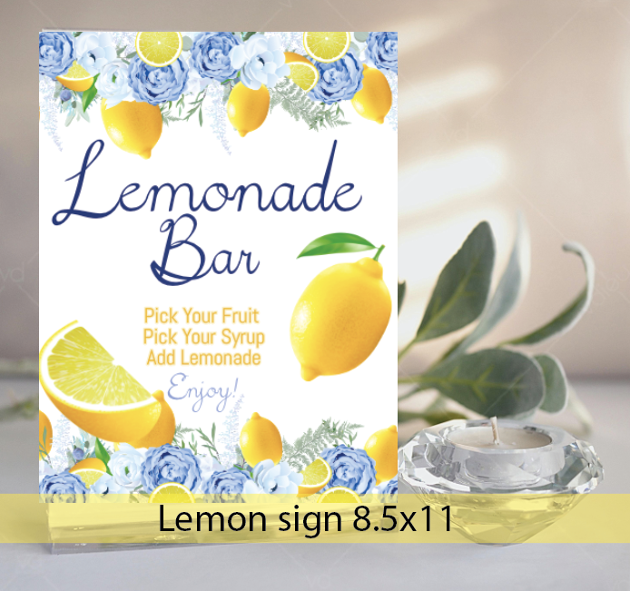 Lemon Sign - Lemonade Bar