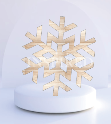 Snowflake -Wood- 5 days TURN AROUND { PICK UP ONLY}