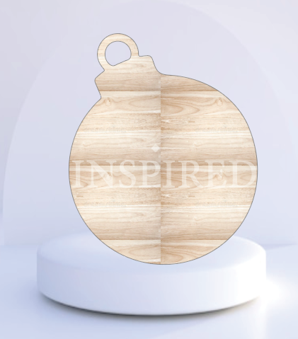 Ornament -Wood- 3 days TURN AROUND { PICK UP ONLY}