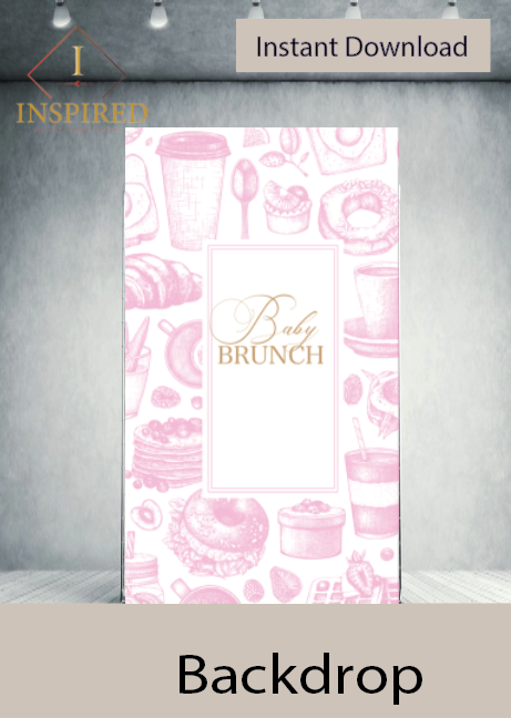 Baby Brunch -pink - Digital Download - Instant download