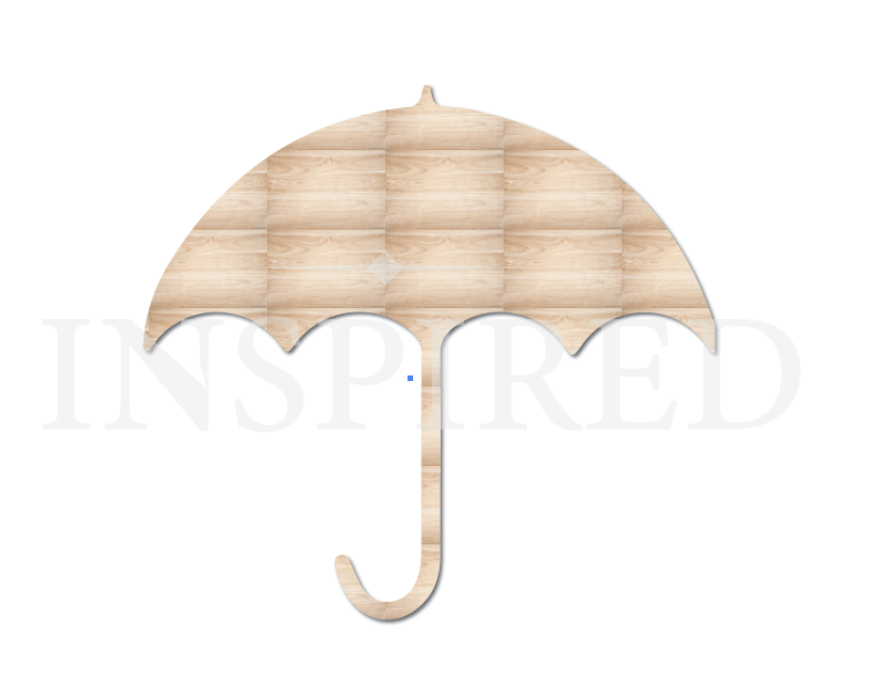 Umbrella -Wood- 3 days TURN AROUND { PICK UP ONLY}