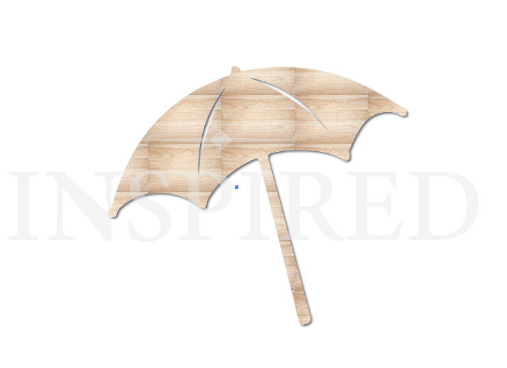 Umbrella -Wood- 3 days TURN AROUND { PICK UP ONLY}