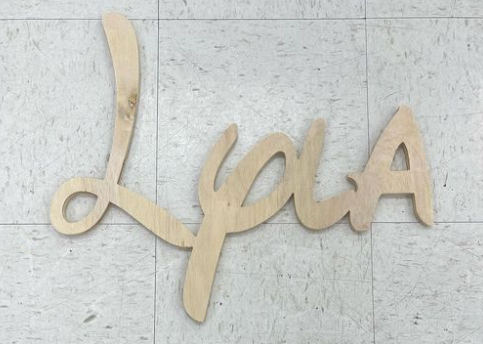 Customized Wooden Name - 3 day Processing time
