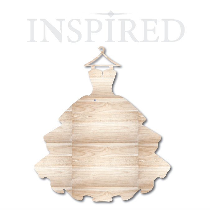 Dress- Wood- 3 days TURN AROUND { PICK UP ONLY}