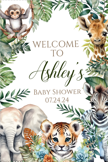 Safari Welcome sign - Digital Download - Instant download
