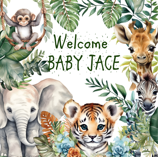 Safari Backdrop - Digital Download - Instant download