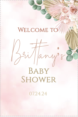 Boho welcome sign- Pink -- - INSTANT DOWNLOAD