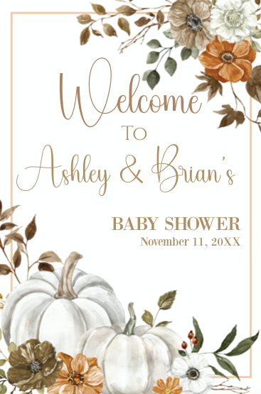 Fall Theme- 2- Welcome sign - INSTANT DOWNLOAD