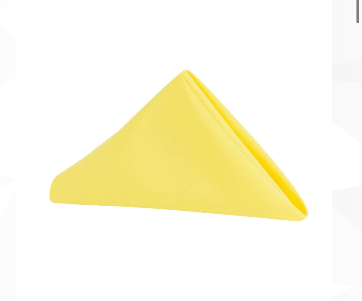 5 Napkins per pack | Yellow Napkins