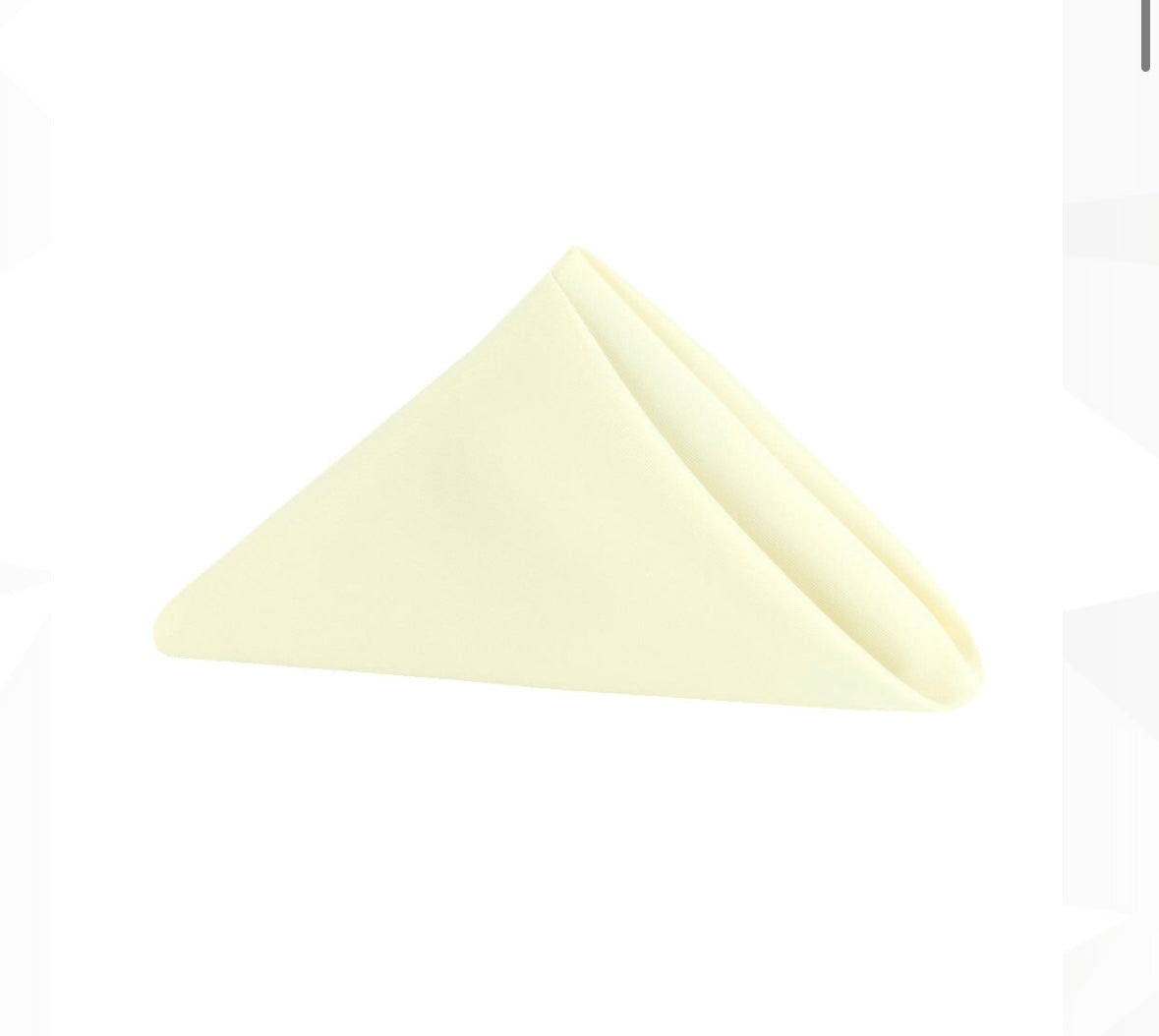 5 Napkins per pack | Ivory Napkins