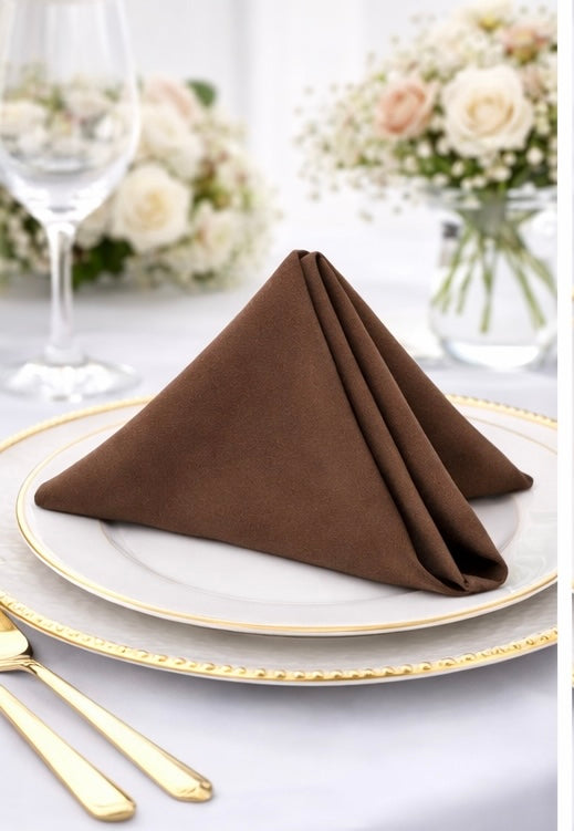 5 Napkins per pack |  Brown Napkins