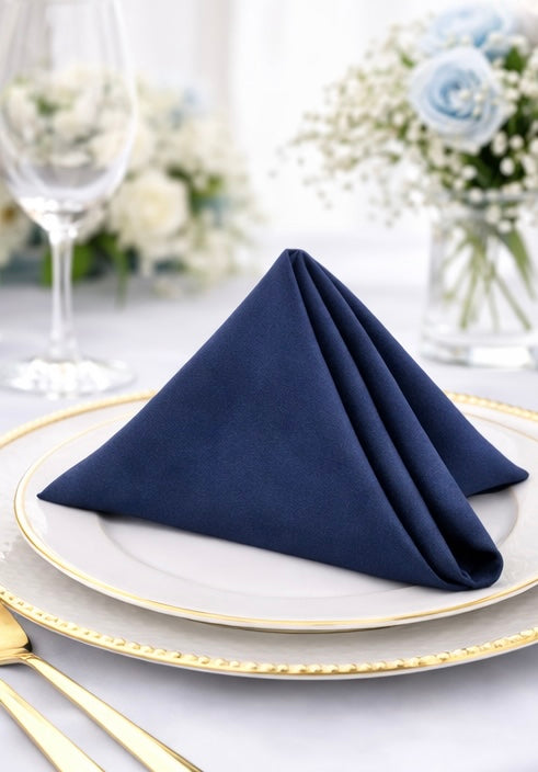 5 Napkins per pack | Navy Blue Napkins