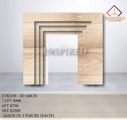 Chloe 3D Arch - Wood Build { PICK UP ONLY}