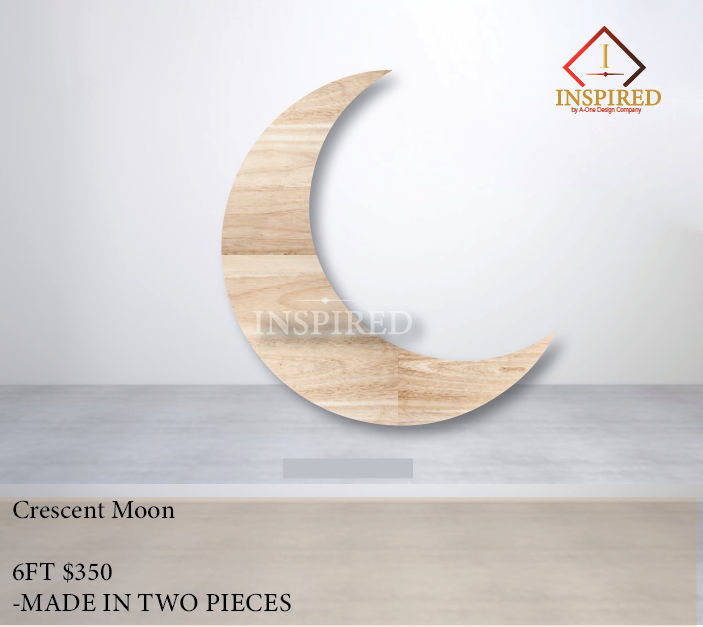 Crescent Moon- Wood Build  { PICK UP ONLY}