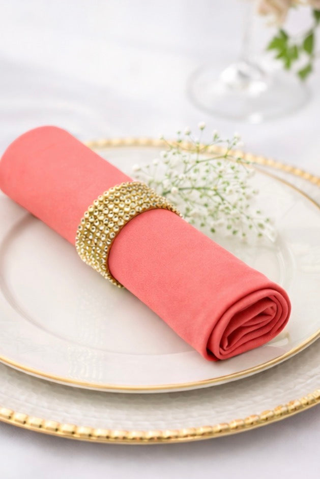 5 Napkins per pack | Coral Napkins