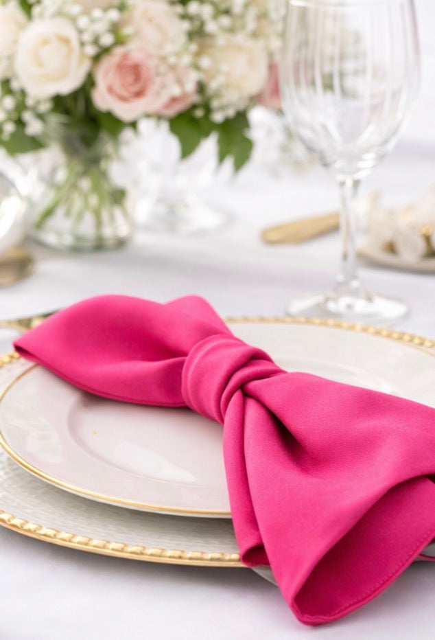 5 Napkins per pack |  Fuchsia Napkins