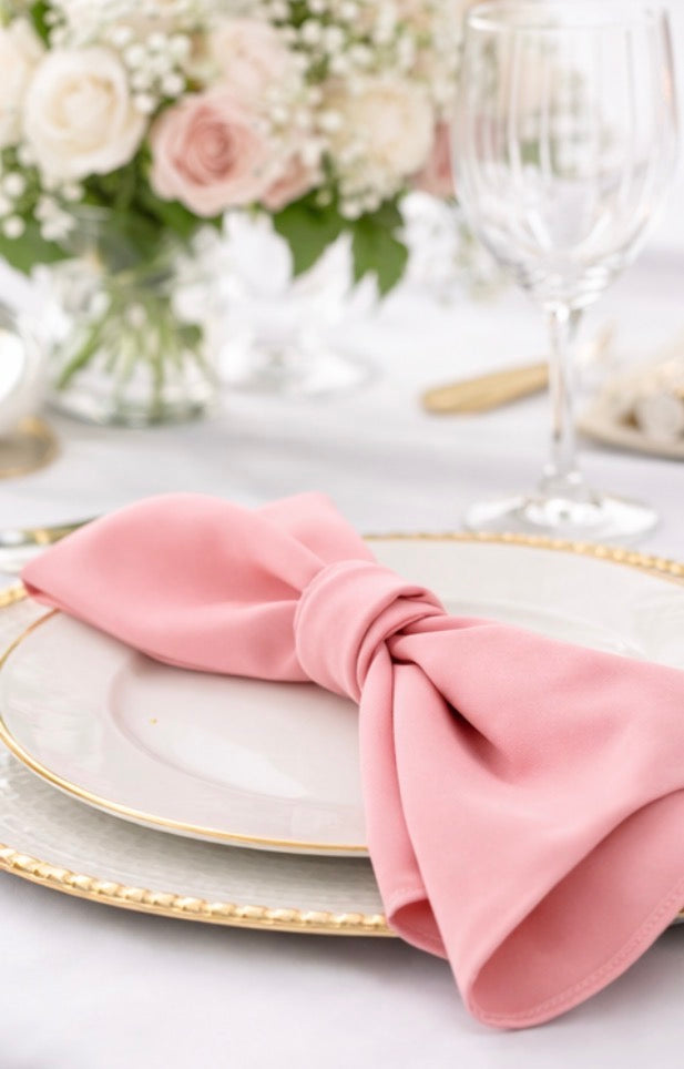 5 Napkins per pack |  Rose Napkins