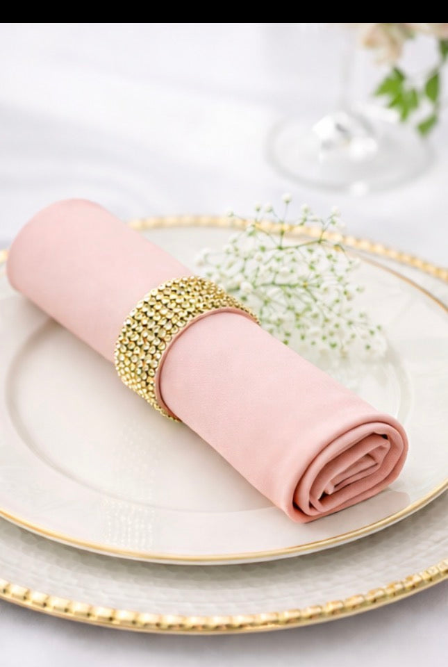 5 Napkins per pack |  Blush Napkins
