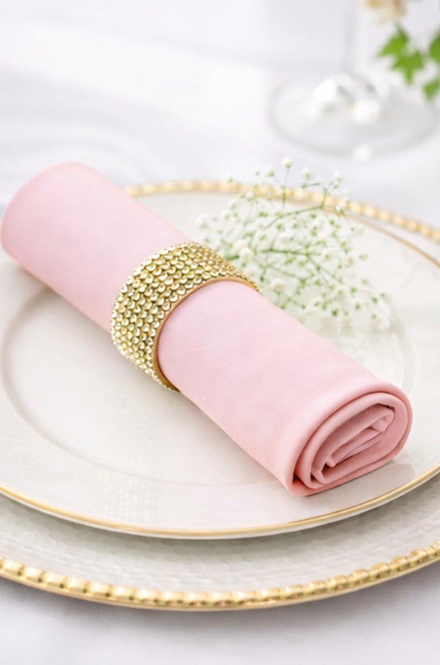 5 Napkins per pack | Light Pink Napkins