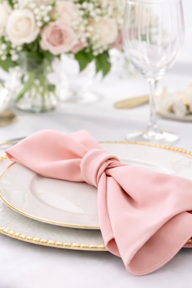 5 Napkins per pack | Light Pink Napkins