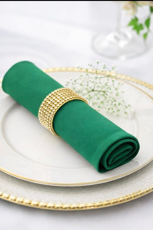 5 Napkins per pack | Emerald Green  Napkins