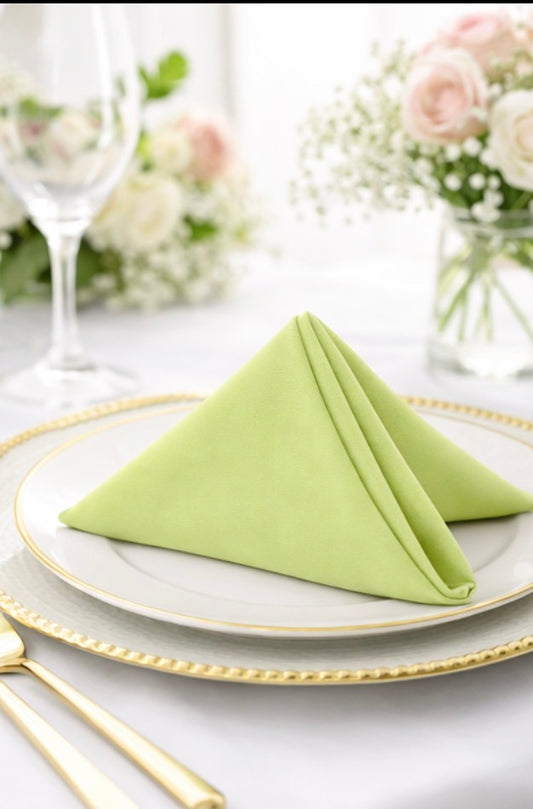 5 Napkins per pack |  Lime Green  Napkins