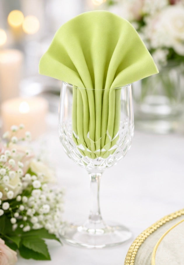 5 Napkins per pack |  Lime Green  Napkins