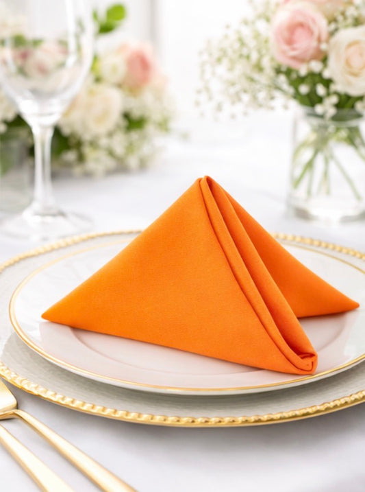 5 Napkins per pack |  Orange Napkins