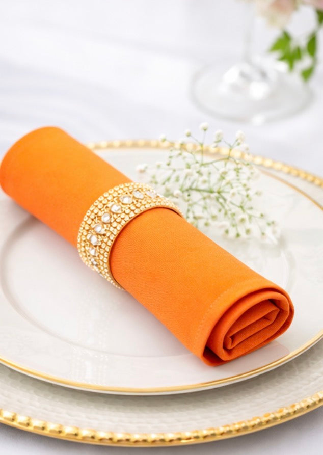 5 Napkins per pack |  Orange Napkins