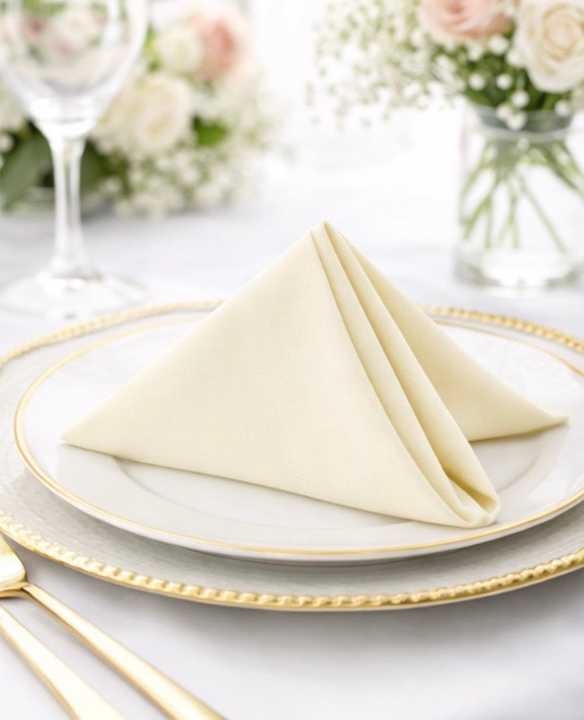 5 Napkins per pack | Ivory Napkins