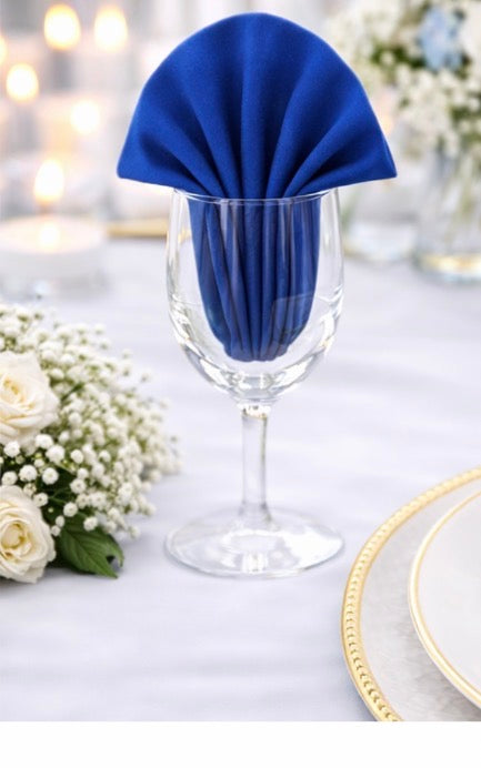 5 Napkins per pack | Royal Blue Napkins