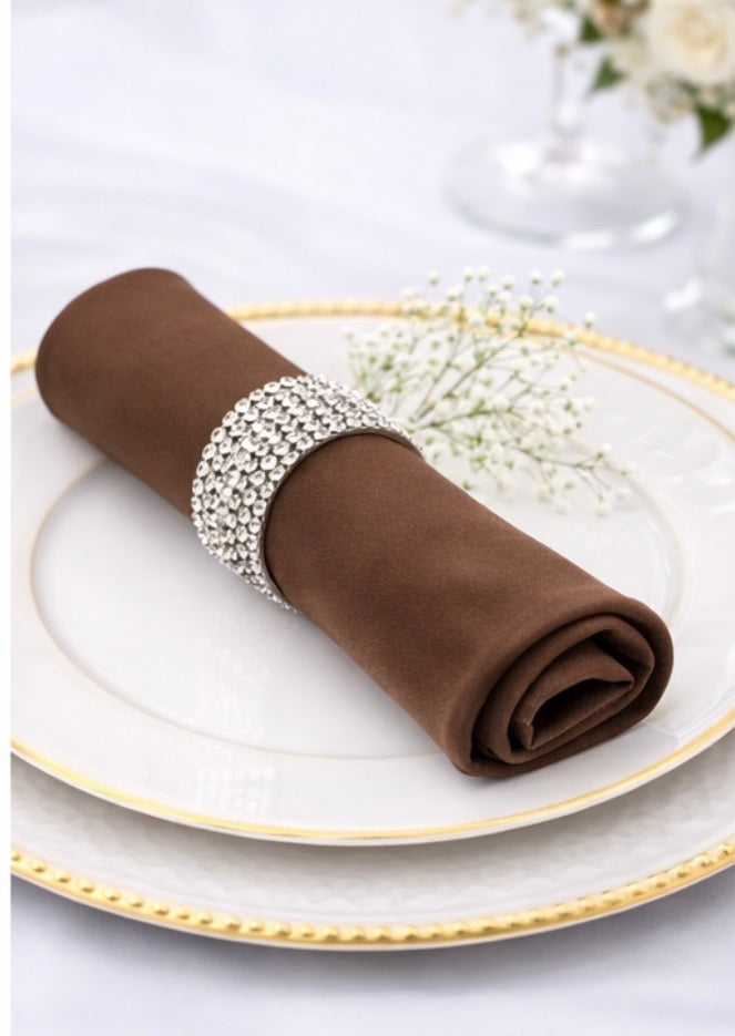 5 Napkins per pack |  Brown Napkins