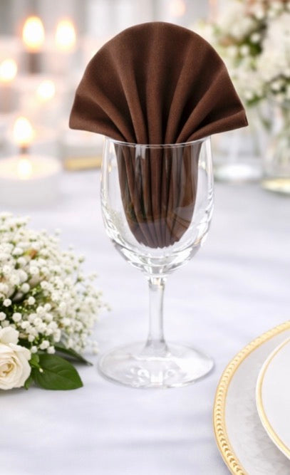 5 Napkins per pack |  Brown Napkins