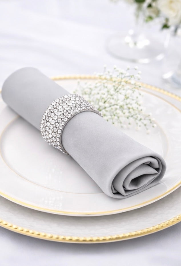 5 Napkins per pack | Grey Napkins