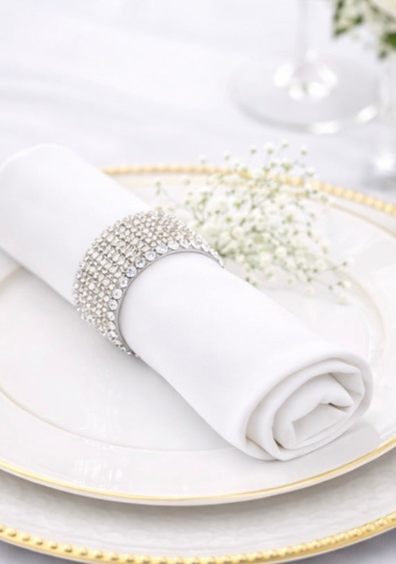 5 Napkins per pack |  White Napkins