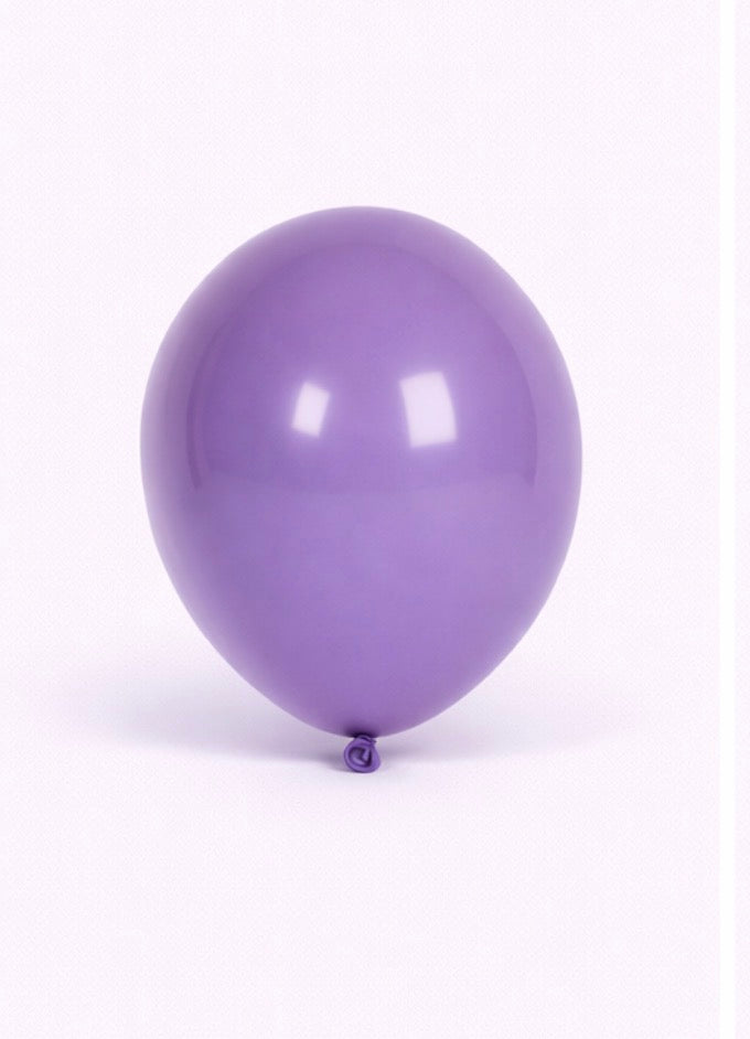 12” & 5” Latex Balloon –Standard Lavender - Balloons -Helium available)